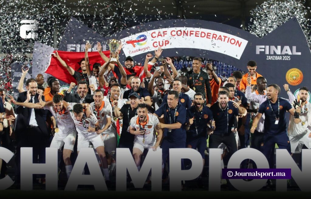 نهضة بركان يتوج بثالث لقب لكأس الكونفدرالية الإفريقية