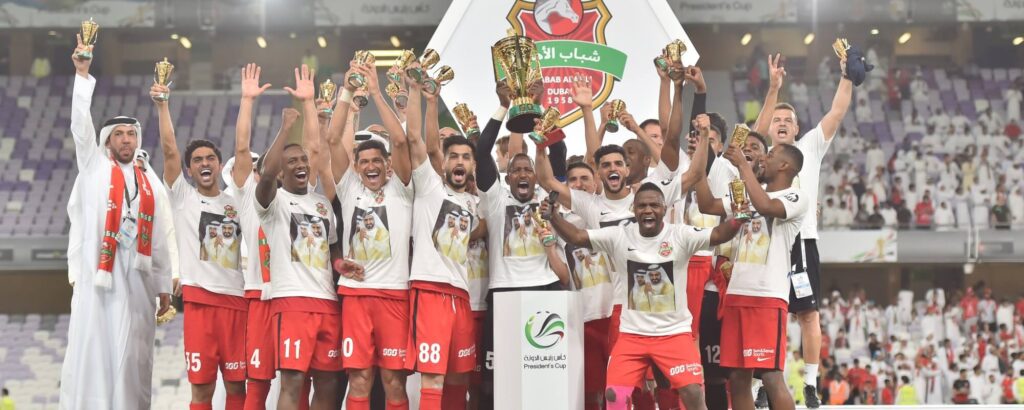 كأس الإمارات.. شباب الأهلي يواجه الشارقة في النهائي بحلم الرباعية