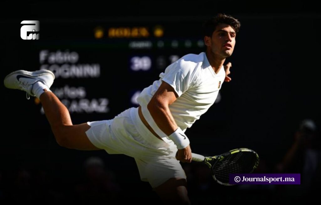ويمبلدون.. ألكاراس يبلغ الدور الثاني بعد فوز صعب على فونييني