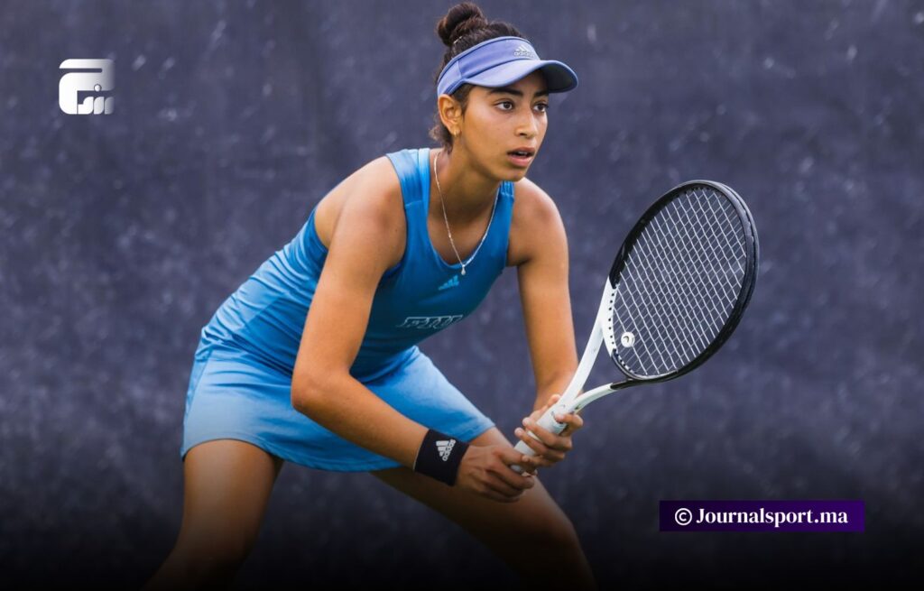 ياسمين القباج وصيفة بطلة دورة الدار البيضاء “w35” الروسية أناستازيا زولوتاريفا