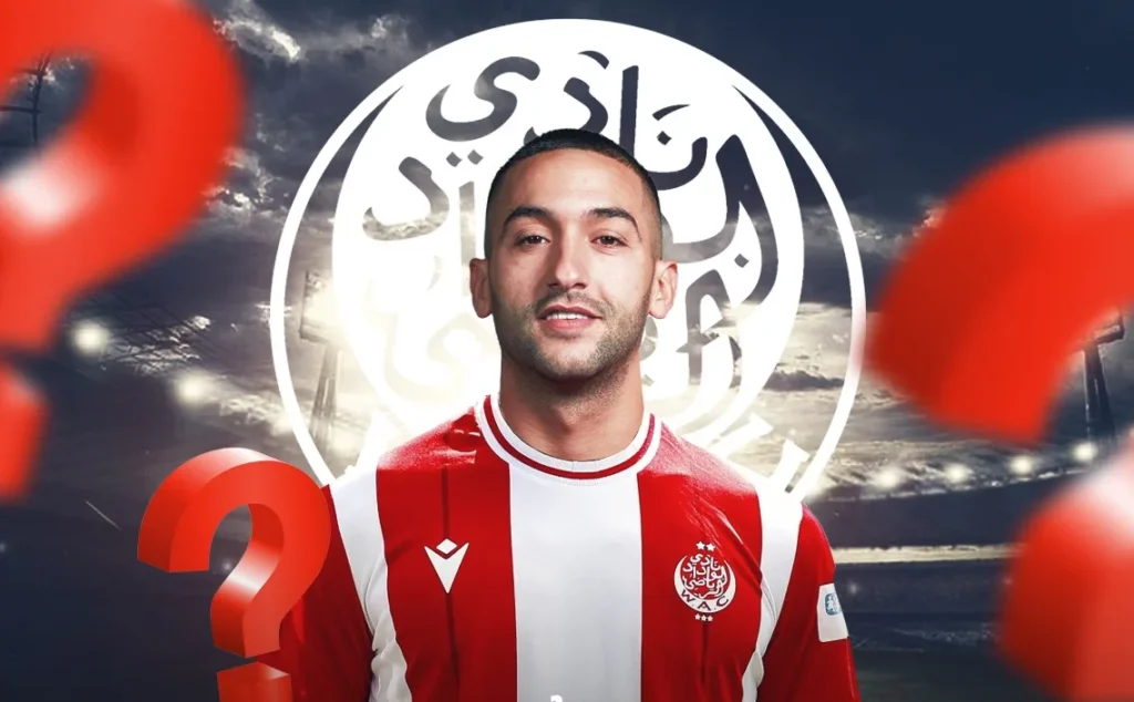 الوداد ينتظر مداخيل مالية مهمة بعد التعاقد مع زياش